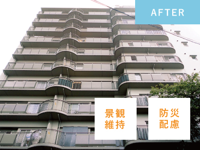 鳥害対策施工後